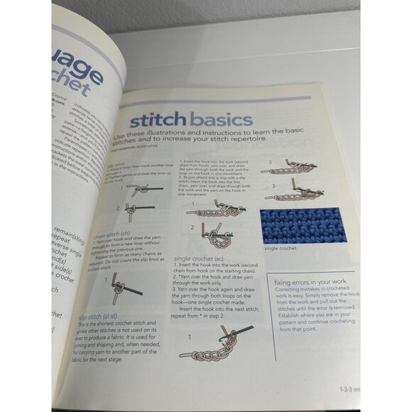 1 2 3 Crochet Betty Homes and Gardens Beginners Guide  Leisure Arts 2005 - Picture 3 of 3